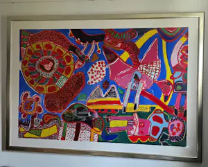 Corneille - Tuin der Lusten / Jardin des Delices XXL Groot - Handgesigneerd - 1991 - 11/50 kopen? Bied vanaf 1850!