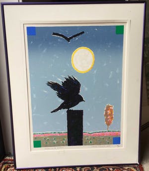 Harrie Gerritz - C4726-11, Balans in de natuur, zeefdruk kopen? Bied vanaf 90!