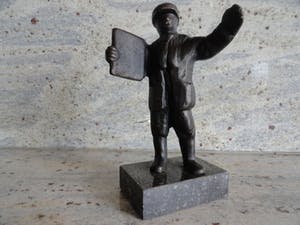 Marlies Noordkamp-Drummen - bronzen beeldje - de opzichter kopen? Bied vanaf 25!