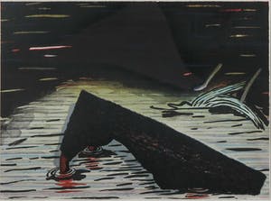 Wim Jonkman - Litho, Spijker op laag water - Ingelijst kopen? Bied vanaf 1!