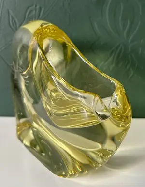 Zelezny Brod Sklo - asbak citroengeel Miloslav Klinger kopen? Bied vanaf 59!