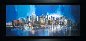 Peter Meijer - Zeefdruk, Manhattan ll - Ingelijst (Groot) verkocht voor € 1!