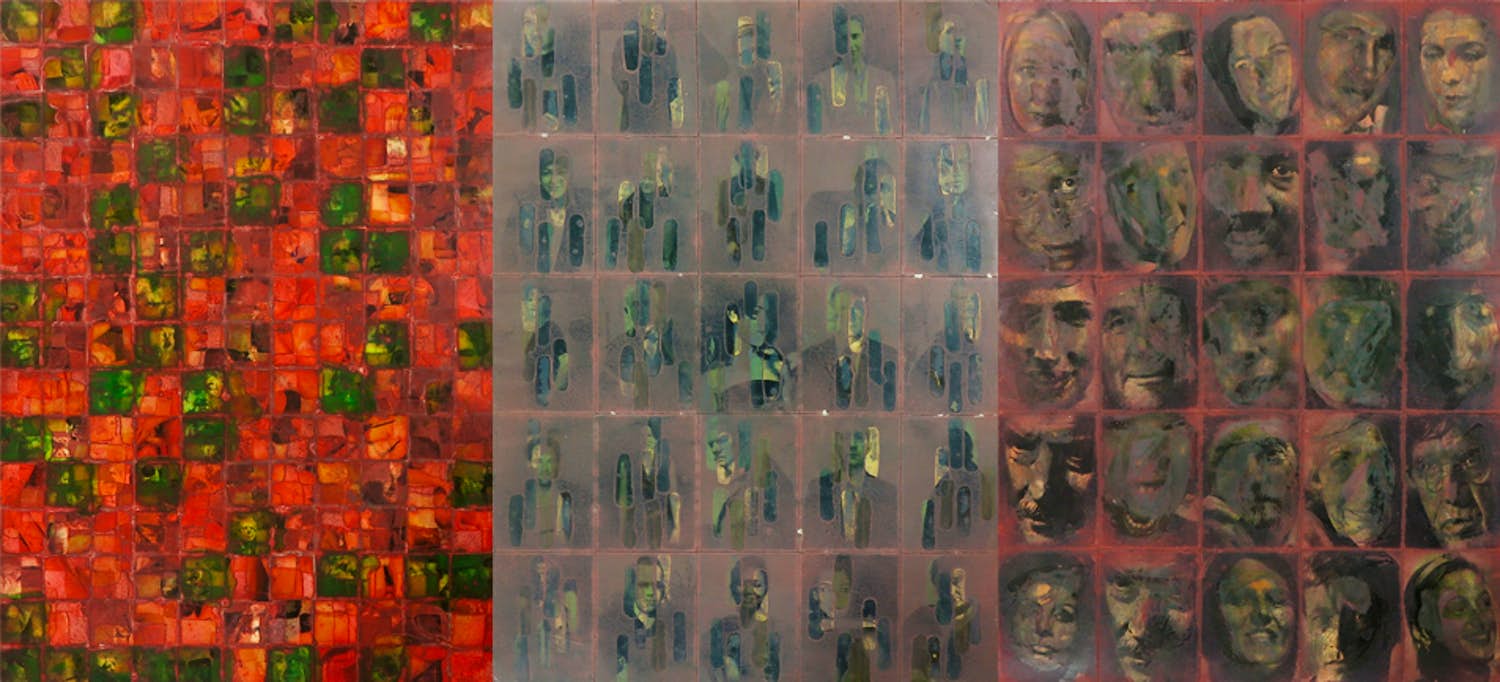 Hans Bertrand - Lot van drie collages verkocht voor € 1!