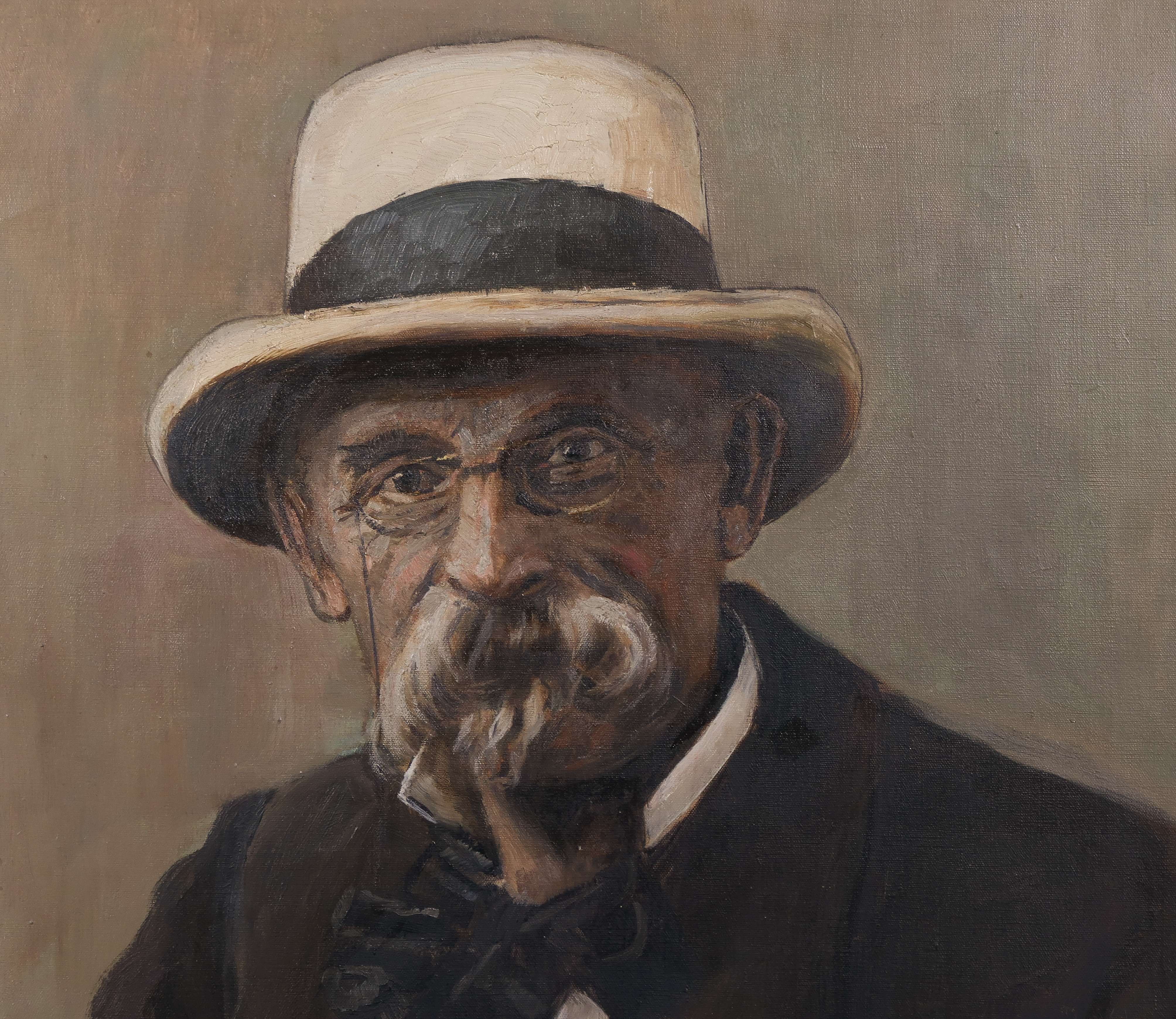 Hans Munzinger - Olieverf op doek, Portret - Ingelijst kopen? Bied vanaf 100!