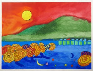 Susan Schildkamp - Zeefdruk, Schaduw en licht - Ingelijst kopen? Bied vanaf 35!