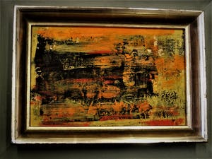 Ernst Vijlbrief - Amsterdam - Provo - 1959 olieverf "zomeravond Toscane" gesigneerd kopen? Bied vanaf 58!