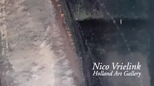 Nico Vrielink - Kleurenoffset-litho --VROUW in WITTE DOEK ---Handgesigneerd. kopen? Bied vanaf 69!