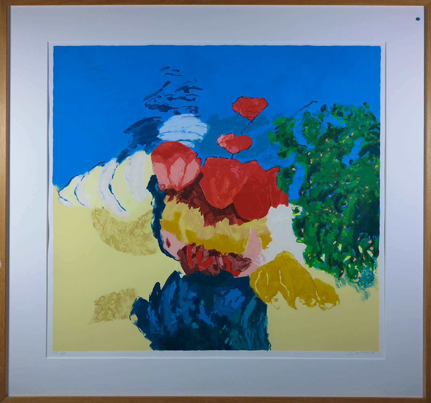 Henk van Vessem - Zeefdruk, Z.T - Ingelijst kopen? Bied vanaf 40!