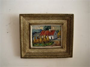 Niet of onleesbaar gesigneerd - Boeiend omstreeks 1930 geschilderd olieverf - gesigneerd Eduard kopen? Bied vanaf 1!