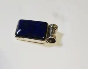 Nieuwe hanger met Diepblauwe lapis, kopen? Bied vanaf 65!