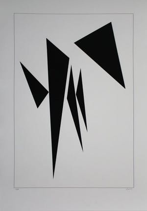 Genevieve Claisse - Composition géométrique gesigneerde 3D-constructie kopen? Bied vanaf 70!