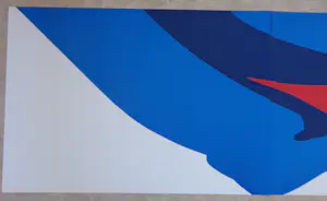 Gerrit Westerveld - ABSTRACTIE / KLEURZEEFDRUK / 70x200cm / SIG / HEEL GROOT kopen? Bied vanaf 50!