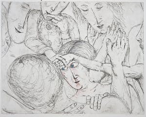 Henk Visch - Handgekleurde ets, Al het naderen nr. 4 kopen? Bied vanaf 1!