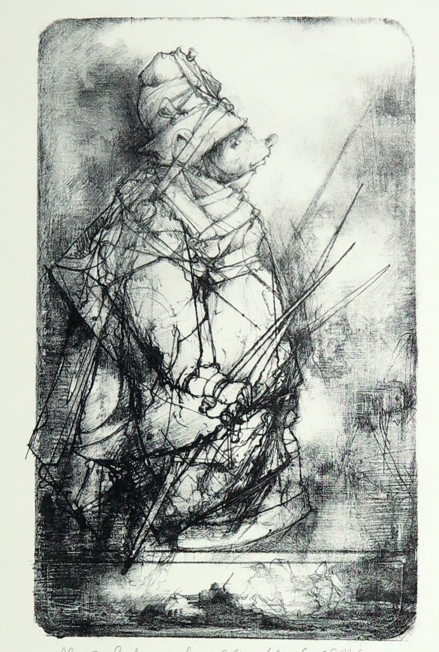 Dirkje Kuik - Litho, Zonder titel kopen? Bied vanaf 1!