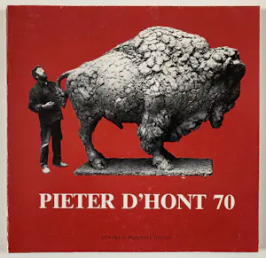 Pieter d' Hont - Bronzen beeld: 'bizon' - 1981 kopen? Bied vanaf 1500!