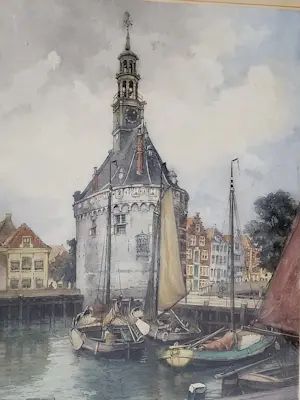 Hendrikus Roodenburg - Hoofdtoren Hoorn. kaufen? Bieten Sie von 95!