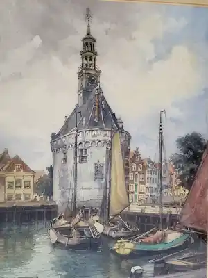 Hendrikus Roodenburg - Hoofdtoren Hoorn. kaufen? Bieten Sie von 95!