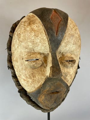 Kwele - African Kwele mask - Gabon. kopen? Bied vanaf 35!