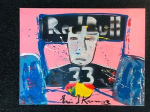 Eric-Jan Kremer - ERIC JAN KREMER ( Koopje ) Max Verstappen-Doek-Gesigneerd !. kopen? Bied vanaf 149!