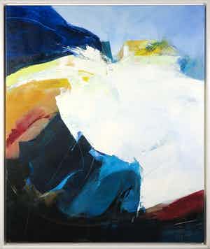 Yon Nicolas - Groot abstract werk verkocht voor € 200!