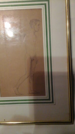 Niet of onleesbaar gesigneerd - Studie mannelijk naakte, circa 1900. kopen? Bied vanaf 1!
