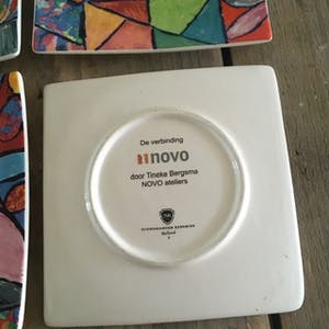 Plateelfabriek Schoonhoven N.V. - Gebakstel kopen? Bied vanaf 50!