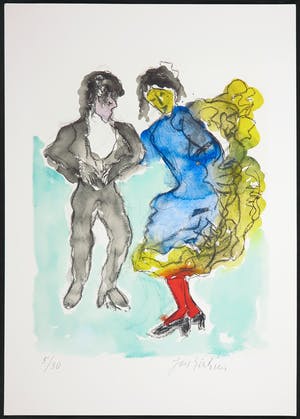Jan Sierhuis - Giclée, Tango kopen? Bied vanaf 50!