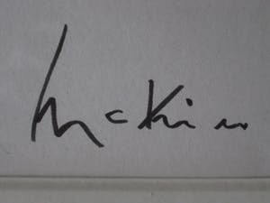 Niet of onleesbaar gesigneerd - Fascinerende grote Amerikaanse? Gouache "SkyLine" gesigneerd kopen? Bied vanaf 10!