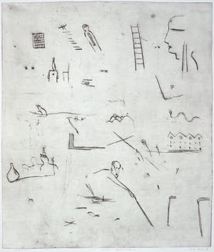 Henk Visch - Ets, Plaats bepalend kopen? Bied vanaf 1!