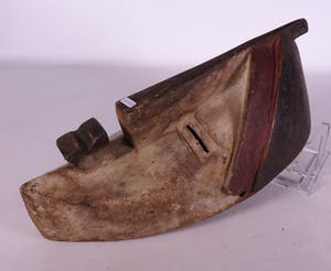 Lwalwa - Masker van hout met vierkante mond kopen? Bied vanaf 1!