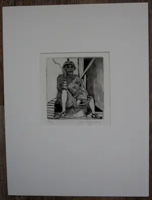 Nicolaas Wijnberg - Ets: onbekende titel kopen? Bied vanaf 69!