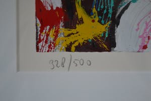 Nic Jonk - zeefdruk - "Melancholie" - handgesigneerd kopen? Bied vanaf 1!