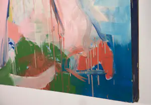 Angelos Tassopoulos - Olieverf op doek, Abstracte compositie - Zeer groot kopen? Bied vanaf 500!