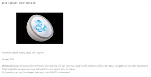 Novy Bor - Gert Bullée - Glaskunstbeurs jaarobject 2015 kopen? Bied vanaf 125!