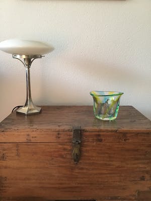 Glasfabriek Gullaskruf - Peter Kuchinke, zware glazen vaas, handgesigneerd kopen? Bied vanaf 50!