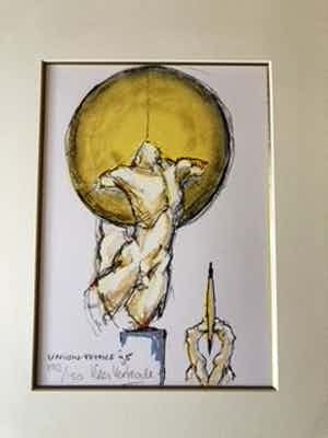 Kees Verkade - zeefdruk 'Union totale' verkocht voor € 85!