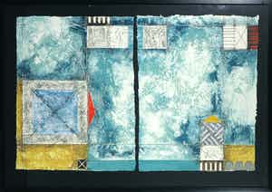 Bernard Remusat - Carborundum, Horizonte - Ingelijst (Groot) verkocht voor € 50!