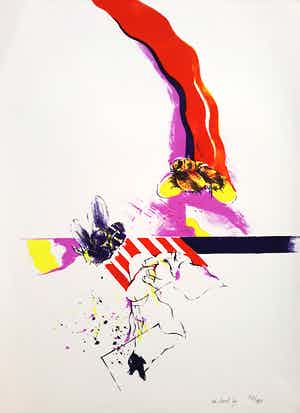 Pierre van Soest - Compositie, litho verkocht voor € 35!