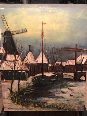 Niet of onleesbaar gesigneerd - Harmen Sul - Dorpshaven kopen? Bied vanaf 10!