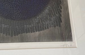 Arthur Luiz Piza - gesigneerde relief ets met aquatint - ingelijst. kopen? Bied vanaf 1!