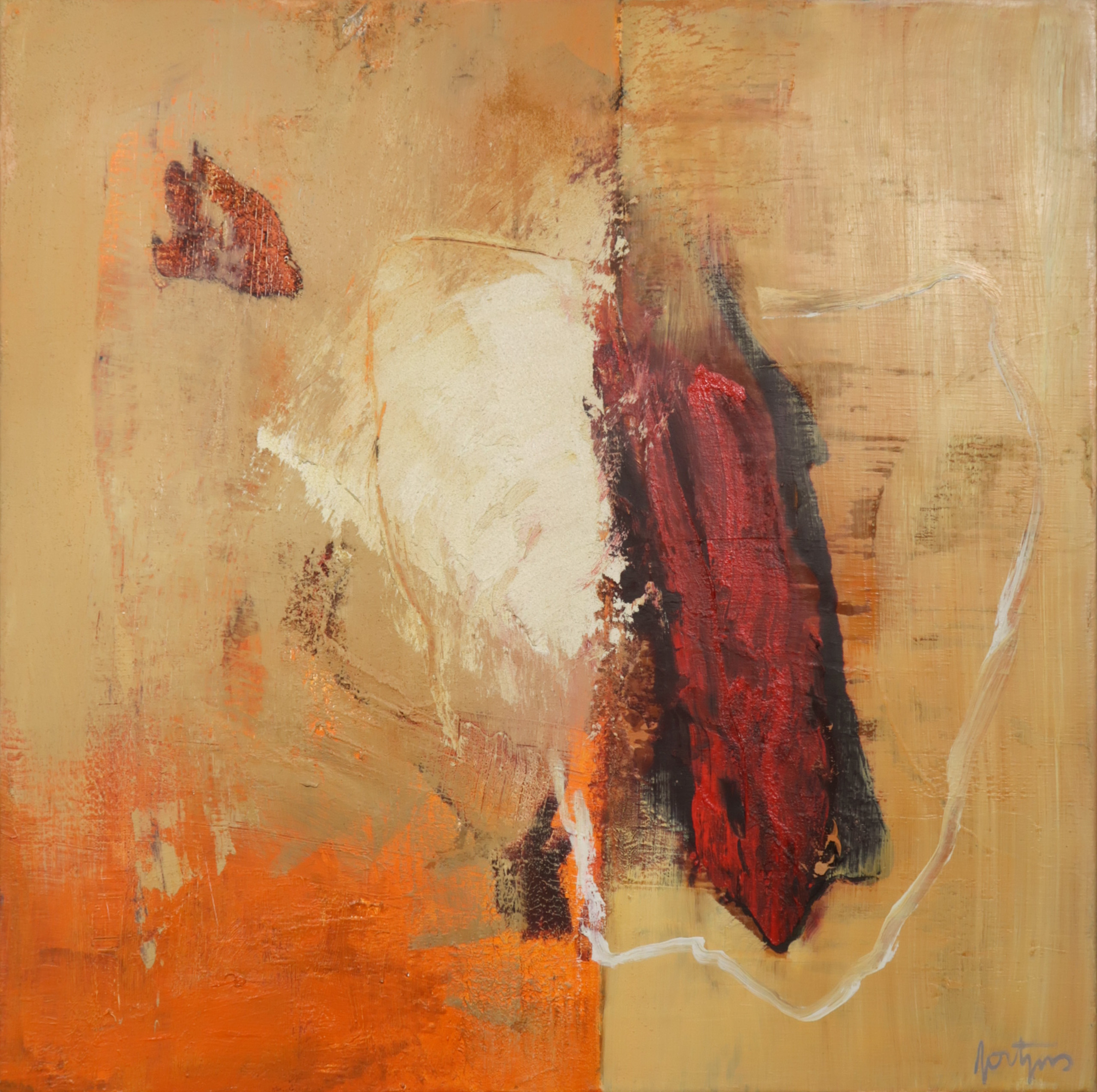 Robbert Fortgens - Olieverf met structuur op doek kopen? Bied vanaf 300!