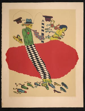 Antonio Segui - Litho, Zonder titel kopen? Bied vanaf 1!