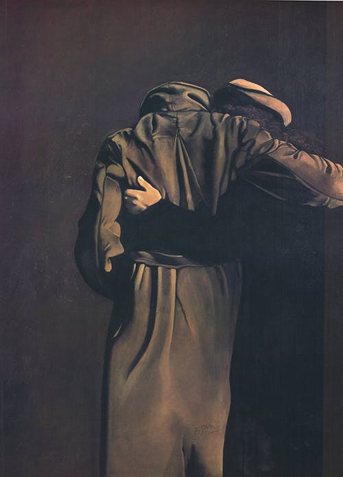 Bruno Bruni - Kleurenoffset-litho AMICI Handgesigneerd. verkocht voor € 89!