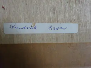 Henk Broer - Handgedrukte wenskaart: Gelukkig 1957 kopen? Bied vanaf 50!
