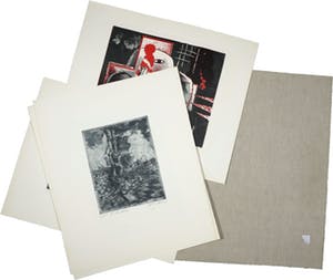 Ralf Bergner - Frank Schult, Rolf Müller, Dieter Gilfert, e.a., Map met 8x grafiek kopen? Bied vanaf 1!