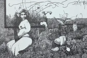Buy Wout Muller - De eigenaardigheden van tamme rassen II, litho? Bid from 50!
