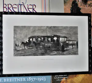 AcheterWillem Steelink (jr.) - Plein bij Avond, ets naar Breitner + 4 boeken? Enchérissez de 45!