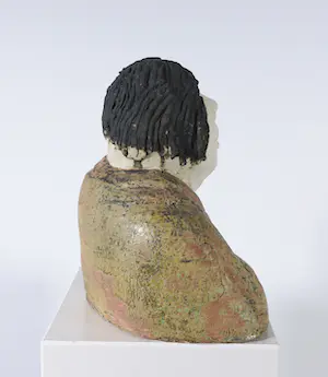 Sjer Jacobs - Keramiek, Vrouw met parelketting kopen? Bied vanaf 150!