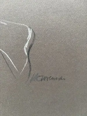 Hen Euverman - staand naakt uit de jaren '80 kopen? Bied vanaf 20!