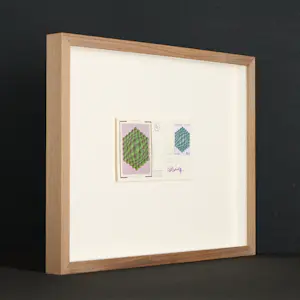 Victor Vasarely - Gesigneerd, ingelijst, originele "First Day Cover" uit 1977 kopen? Bied vanaf 290!
